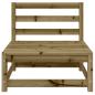Preview: Gartensofa 3-Sitzer Kiefernholz Imprägniert