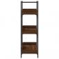 Preview: Bücherregal 3 Böden Braun Eichen-Optik 100x33x108,5 cm