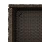 Preview: Gartenschrank Braun 50x55x115 cm Poly Rattan