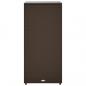 Preview: Gartenschrank Braun 50x55x115 cm Poly Rattan