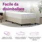 Preview: Matratze Taschenfederkern Mittelfest 70x200 cm
