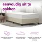Preview: Matratze Taschenfederkern Mittelfest 120x200 cm
