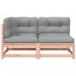Preview: Gartensofa mit Kissen 2-Sitzer Massivholz Douglasie