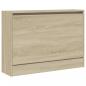 Preview: Schuhschrank Sonoma-Eiche 80x21x57 cm Holzwerkstoff