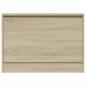 Preview: Schuhschrank Sonoma-Eiche 80x21x57 cm Holzwerkstoff