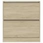 Preview: Schuhschrank Sonoma-Eiche 80x21x87,5 cm Holzwerkstoff