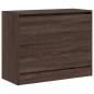 Preview: Schuhschrank Braun Eichen-Optik 80x34x63 cm Holzwerkstoff