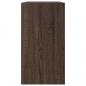 Preview: Schuhschrank Braun Eichen-Optik 80x34x63 cm Holzwerkstoff