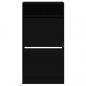 Preview: Schuhschrank Schwarz 60x34x116 cm Holzwerkstoff