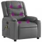 Preview: Massagesessel Grau Kunstleder
