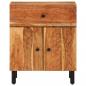 Preview: Nachttisch 50x33x60 cm Massivholz Akazie