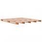 Preview: Palettenbett Wachsbraun 180x200 cm Massivholz Kiefer