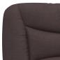 Preview: Kopfteil-Kissen Dunkelbraun 180 cm Stoff