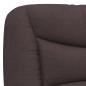 Preview: Kopfteil-Kissen Dunkelbraun 160 cm Stoff