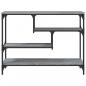 Preview: Konsolentisch Grau Sonoma 100x30x75 cm Holzwerkstoff