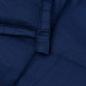 Preview: Gewichtsdecke Blau 220x235 cm 15 kg Stoff