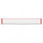Preview: Tennisnetz Schwarz und Rot 600x100x87 cm Polyester
