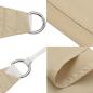 Preview: Sonnensegel Oxford-Gewebe Quadratisch 3x3 m Beige