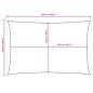 Preview: Sonnensegel Oxford-Gewebe Rechteckig 2,5x5 m Beige