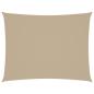 Preview: Sonnensegel Oxford-Gewebe Rechteckig 4x5 m Beige