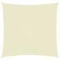 Preview: Sonnensegel Oxford-Gewebe Quadratisch 4x4 m Creme