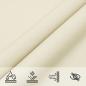 Preview: Sonnensegel Oxford-Gewebe Quadratisch 4x4 m Creme