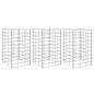 Preview: Gabionen-Hochbeete 3 Stk. 30x30x50 cm Eisen