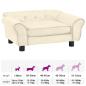 Preview: Hundesofa Creme 72x45x30 cm Plüsch