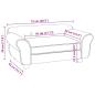 Preview: Hundesofa Creme 72x45x30 cm Plüsch