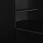 Preview: Bartisch mit Schrank Schwarz 115x59x200 cm