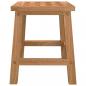 Preview: Tritthocker 29x22,5x25,5 cm Massivholz Nussbaum
