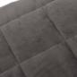 Preview: Gewichtsdecke Grau 235x290 cm 15 kg Stoff