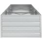 Preview: Garten-Hochbeet 240x80x45 cm Verzinkter Stahl Silber