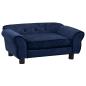 Preview: Hundesofa Blau 72x45x30 cm Plüsch