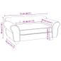 Preview: Hundesofa Blau 72x45x30 cm Plüsch