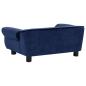 Preview: Hundesofa Blau 72x45x30 cm Plüsch