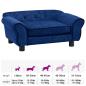 Preview: Hundesofa Blau 72x45x30 cm Plüsch
