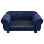 Preview: Hundesofa Blau 72x45x30 cm Plüsch