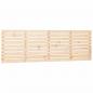 Preview: Wand-Kopfteil 186x3x63 cm Massivholz Kiefer