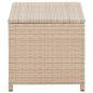 Preview: Couchtisch Beige 70x40x38 cm Poly Rattan