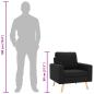 Preview: Sessel Schwarz Stoff