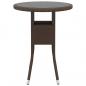 Preview: 5-tlg. Garten-Lounge-Set Poly Rattan Braun