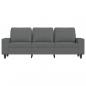 Preview: 3-Sitzer-Sofa Dunkelgrau 180 cm Stoff