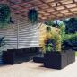 Preview: ARDEBO.de - 8-tlg. Garten-Lounge-Set mit Kissen Poly Rattan Schwarz