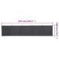 Preview: Zaunelement-Set Grau 872x186 cm WPC