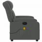 Preview: Massagesessel Dunkelgrau Stoff