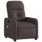 Preview: Massagesessel Dunkelbraun Stoff