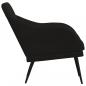 Preview: Sessel Schwarz 63x76x80 cm Samt