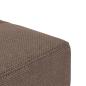 Preview: Schlafsofa 2-Sitzer mit 2 Kissen Taupe Stoff