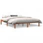 Preview: ARDEBO.de - Massivholzbett Wachsbraun 160x200 cm Kiefer